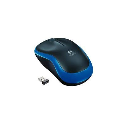 MOUSE WIRELESS M185 BLUE...
