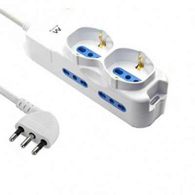 MULTIPRESA 6 POS. BIANCA EWENT