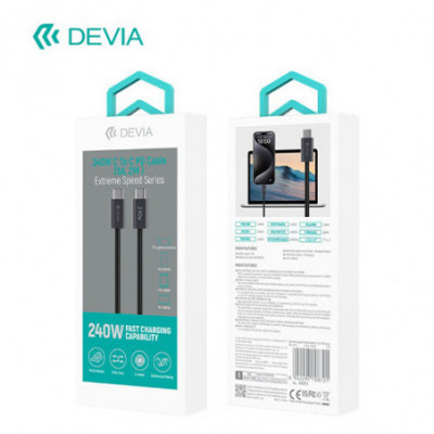 CAVO TYPE-C A TYPE-C 240W...