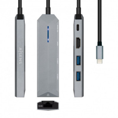 Hub USB-C Aisens...