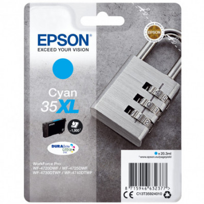 CARTUCCIA EPSON T35XL CIANO