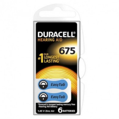 PILE DURACELL EASY TAB 675...