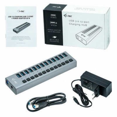 Hub USB i-Tec U3CHARGEHUB13...