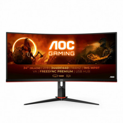 Monitor AOC CU34G2X/BK 34"...