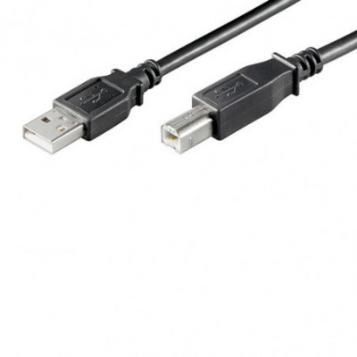 CAVO USB 2.0 A-B M-M 5Mt NERO
